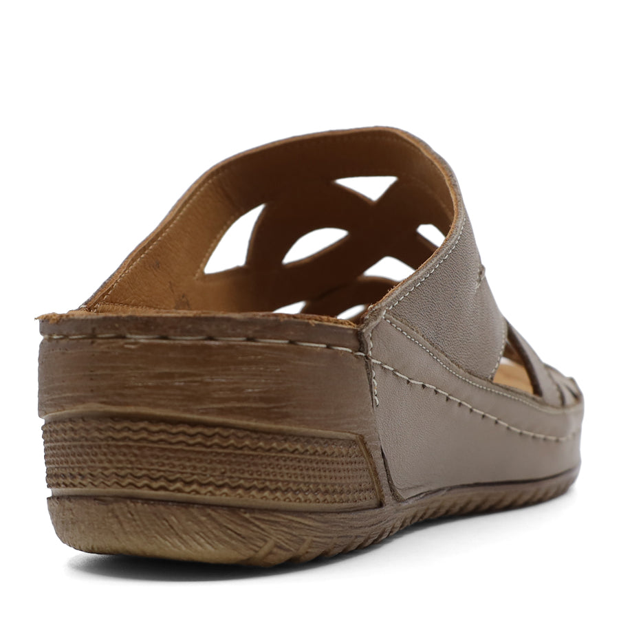 DARK STONE SLIP ON SLIDE SANDAL