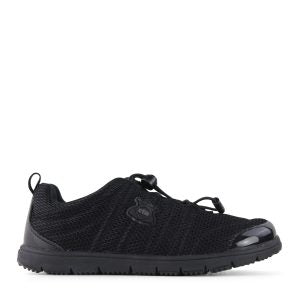 SLIP ON SNEAKER TOGGLE LACE BLACK