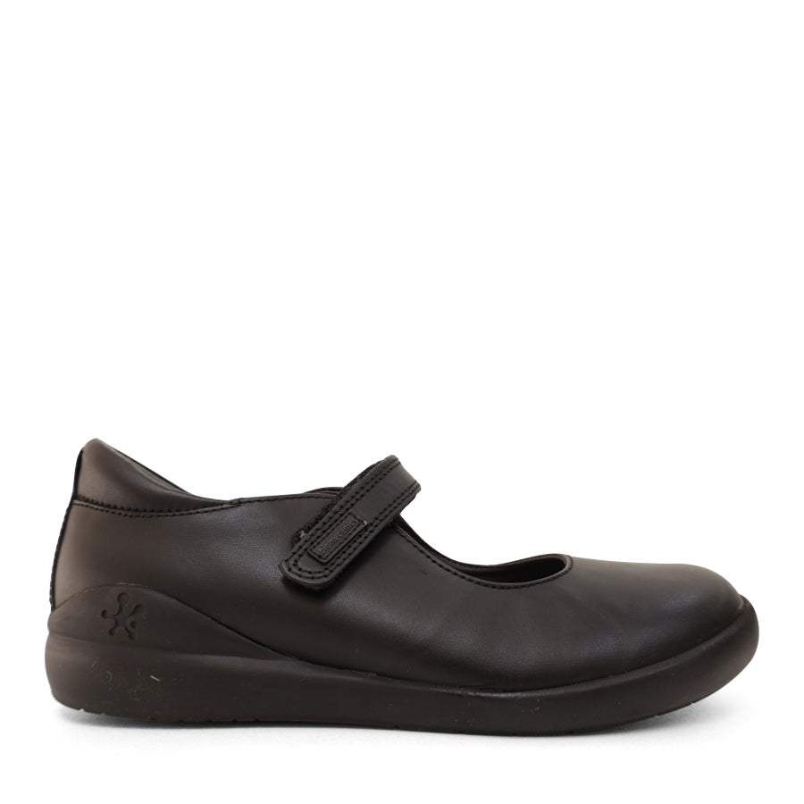 BLACK MARY JANE VELCRO SCHOOL SHOE