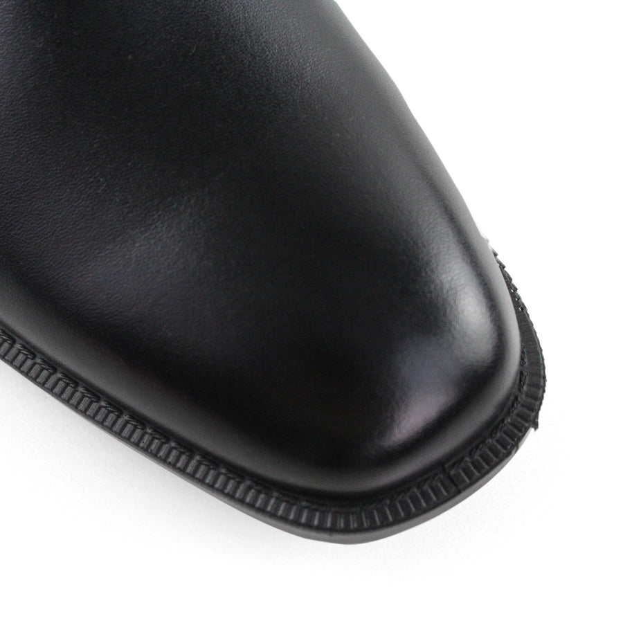 BLACK LEATHER DRESS SENIOR SCHOOL SHOE