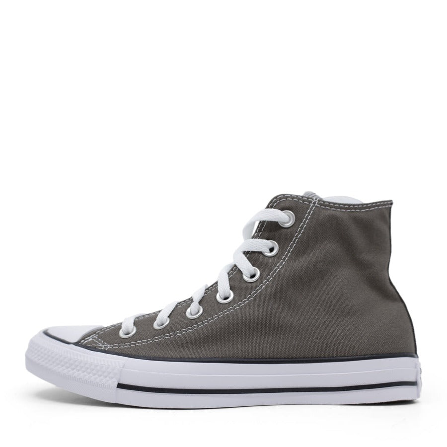 CHARCOAL UNISEX LACE UP HIGH TOP SNEAKER