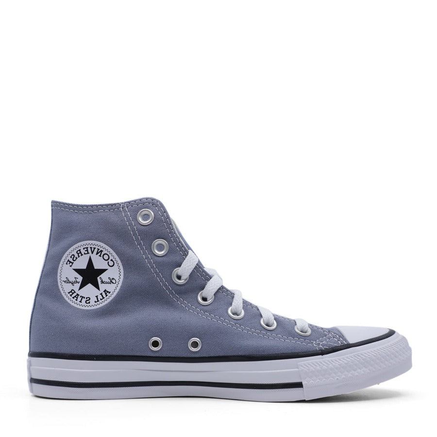 GREY BLUE UNISEX LACE UP HIGH TOP SNEAKER