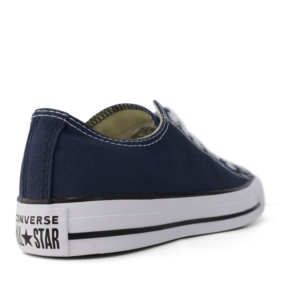 NAVY BLUE LACE UP LOW TOP UNISEX SNEAKER