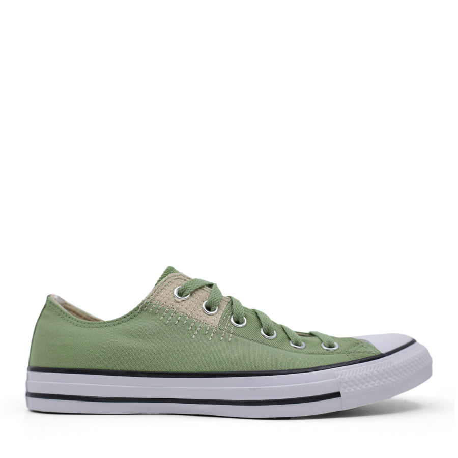 GREEN UTILITY LOW LACE UP SNEAKER