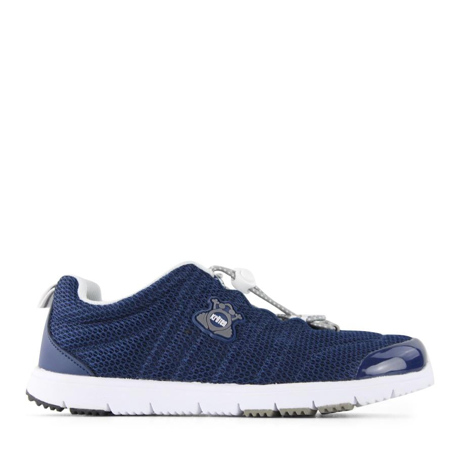 SLIP ON SNEAKER TOGGLE LACE NAVY BLUE