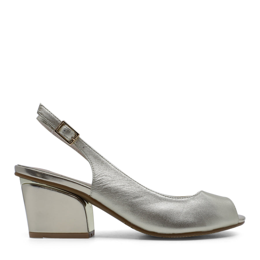 BLACK PATENT PEEP TOE ANKLE STRAP DRESS FORMAL HEEL