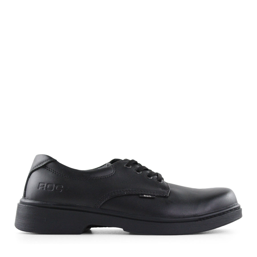 BLACK LACE UP LEATHER SCHOOL SHOE