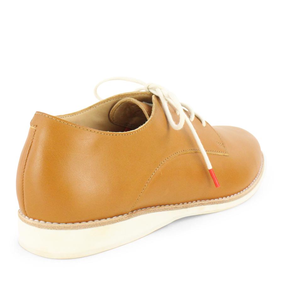 COGNAC DERBY LACE UP SHOE 