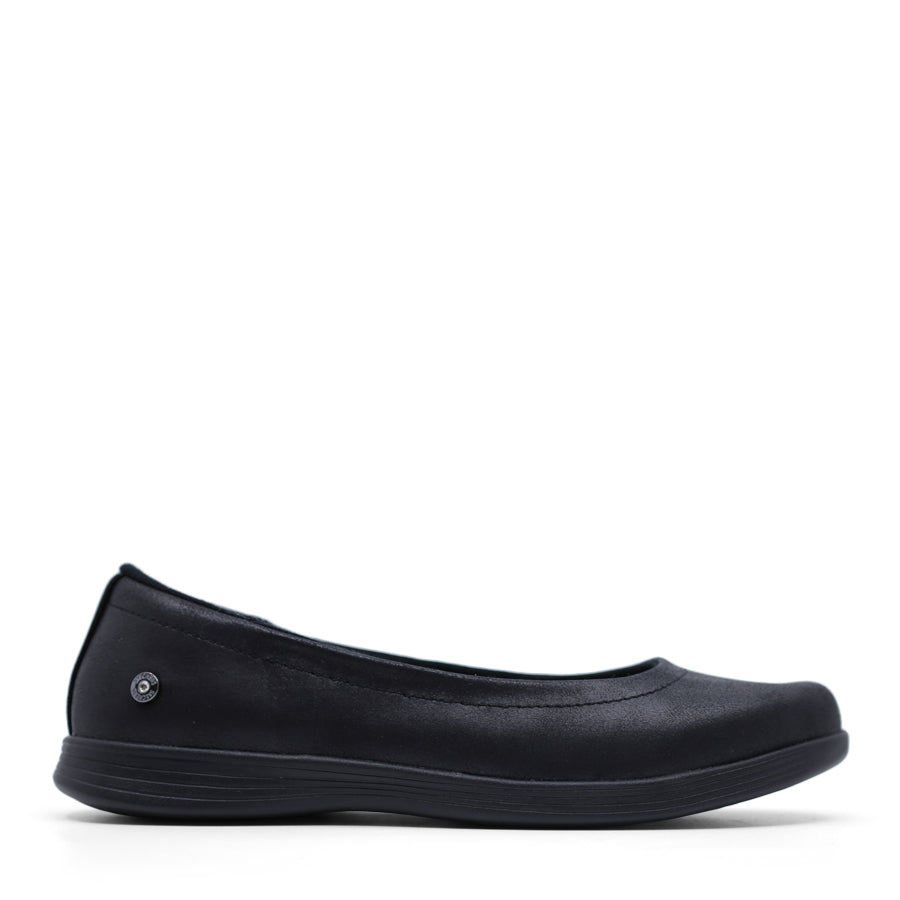 BLACK SLIP ON BALLET FLAT SNEAKER