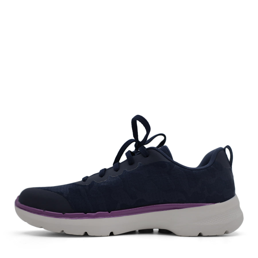 NAVY PINK HIGH SOLE LACE UP SNEAKER