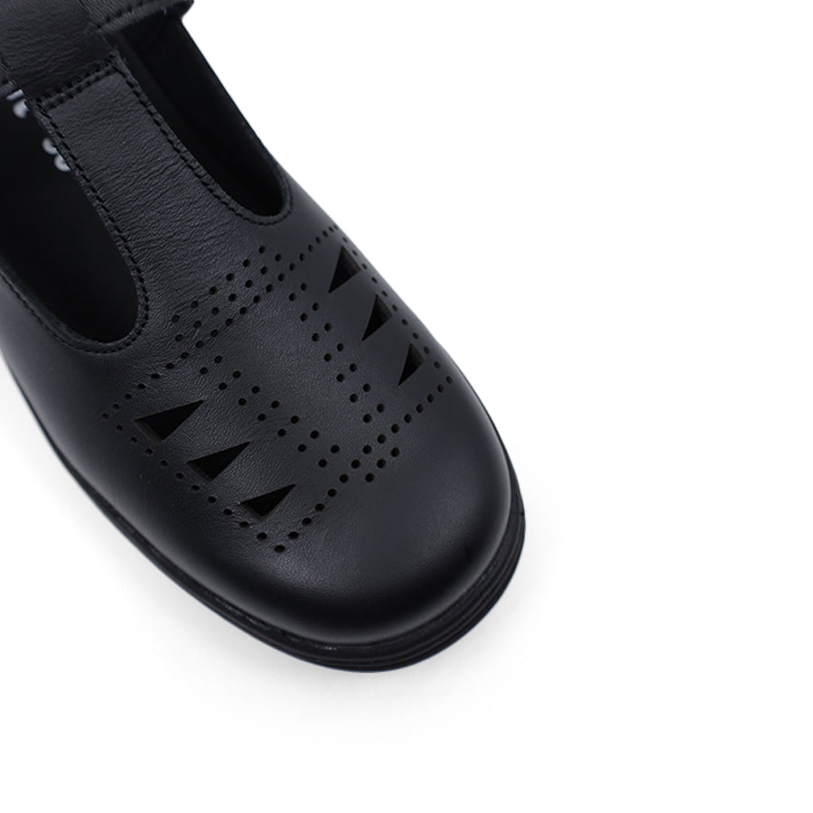 BLACK T BAR SCHOOL SHOES