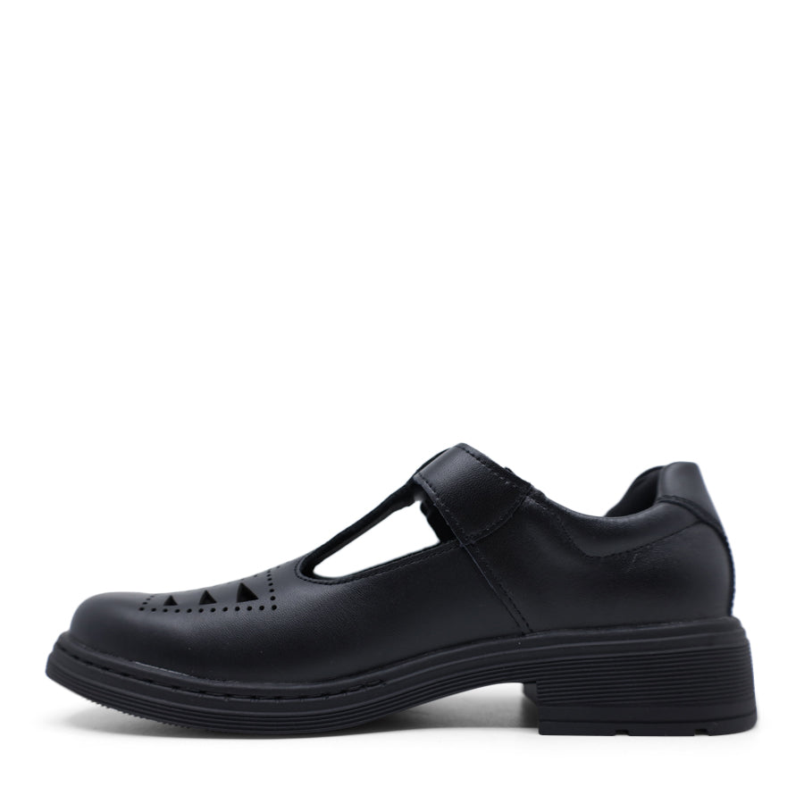 BLACK T BAR SCHOOL SHOES