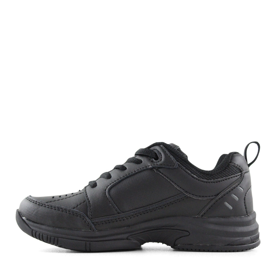 BLACK LACE UP SCHOOL SHOE