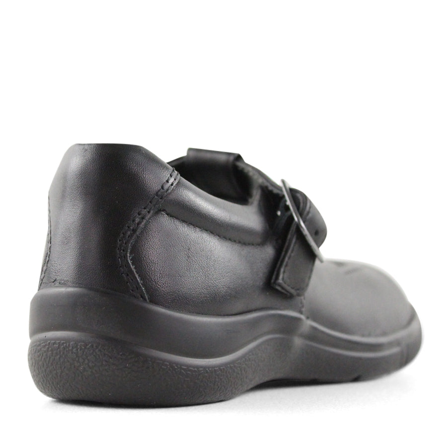 BLACK T BAR BUCKLE SCHOOL SHOE