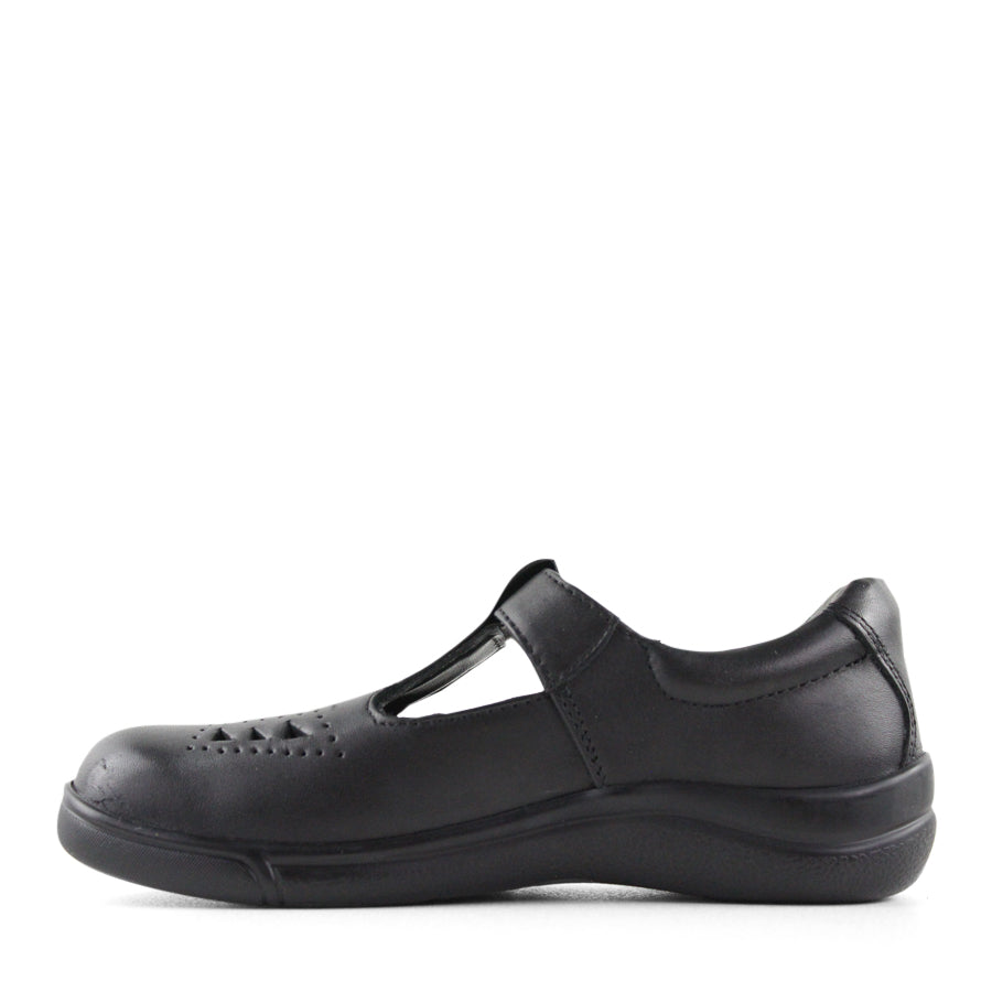 BLACK T BAR BUCKLE SCHOOL SHOE