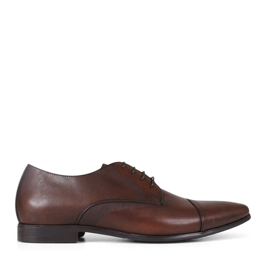 MENS BROWN LACE UP DRESS FORMAL SHOE