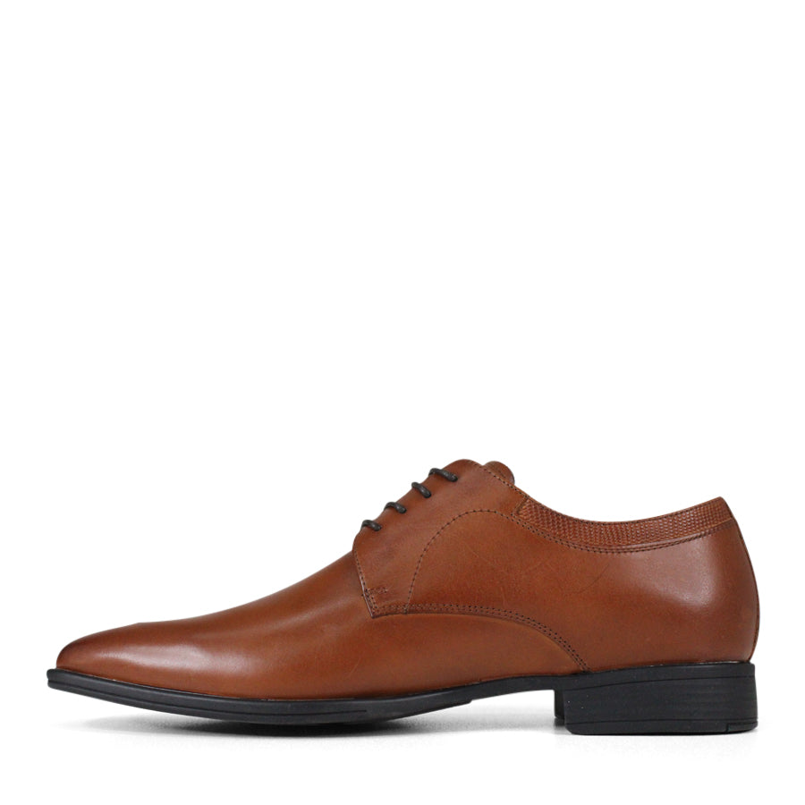 MENS TAN BROWN LACE UP DRESS FORMAL SHOE